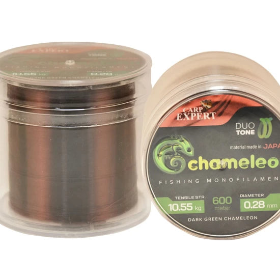 Fir Monofilament Carp Expert Chameleon, Dark Green, 600m, 0.30mm