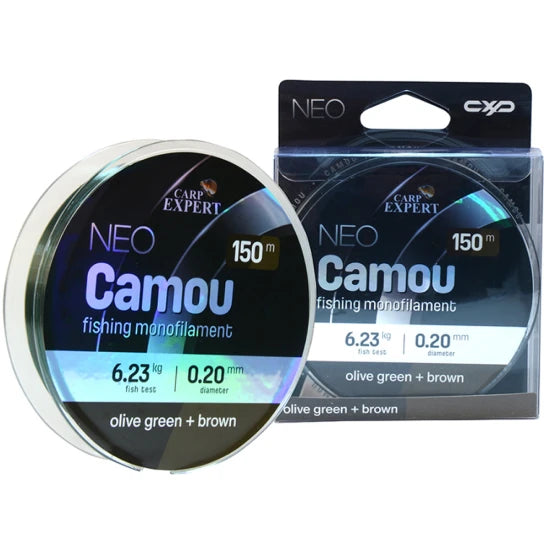 Fir Monofilament Carp Expert Neo Camou Line Green + Brown (camou), 0.40mm, 24.607kg, 150m