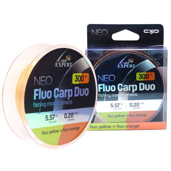 Fir Monofilament Carp Expert Neo Fluo Carp Duo Fluo Galben + Fluo Portocaliu, 0,35mm, 14.71kg, 600m