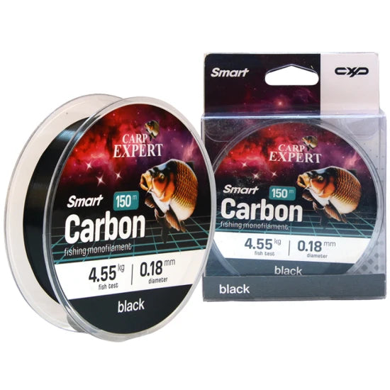Fir Monofilament Carp Expert Smart Carbon Black Mono, 0.18mm, 4.55kg, 150m
