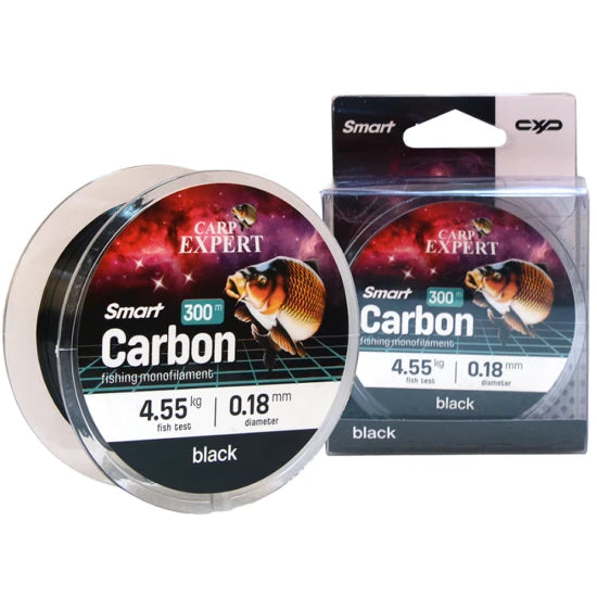 Fir Monofilament Carp Expert Smart Carbon Black Mono, 0.18mm, 4.55kg, 150m