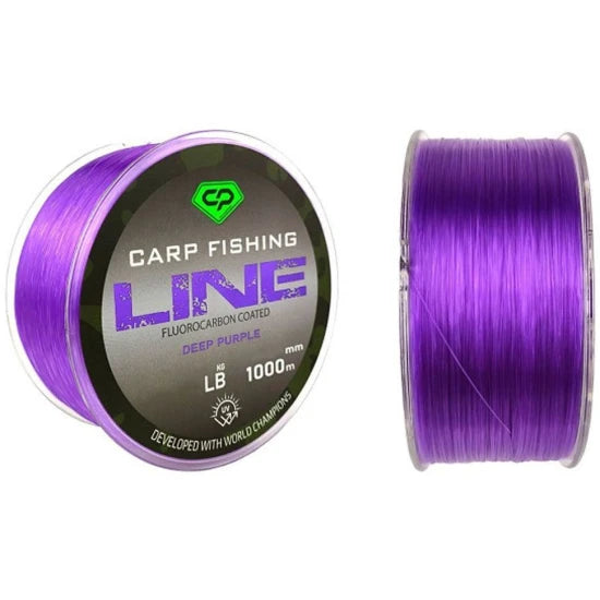 Fir Monofilament Carp Pro Fluorocarbon Coated, Deep Purple, 7.5kg, 0.331mm, 1000m