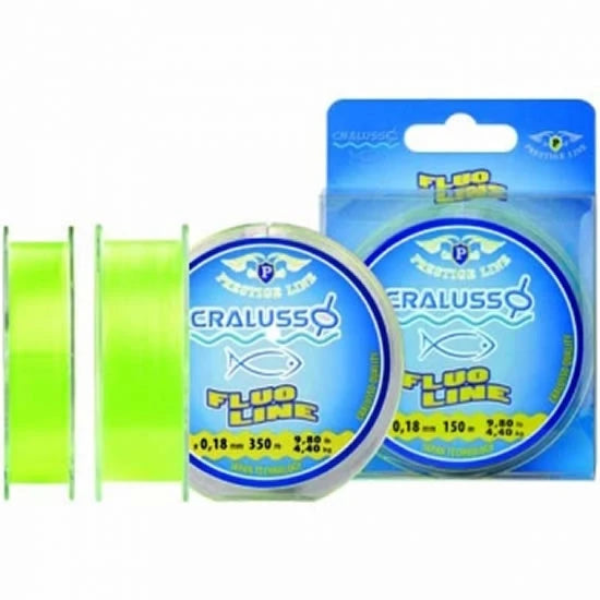 Fir Monofilament Cralusso Prestige, Galben Fluo, 350m, 0.20mm, 5.5kg