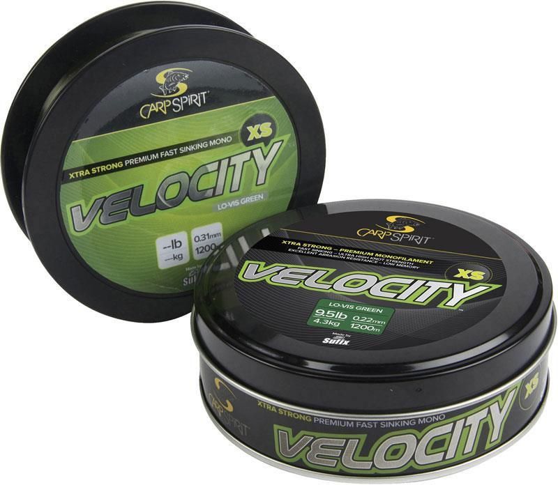 Fir Monofilament Carp Spirit Copy Of Velocity XS, Lo-Vis Green, 7kg, 0.30mm, 5000m