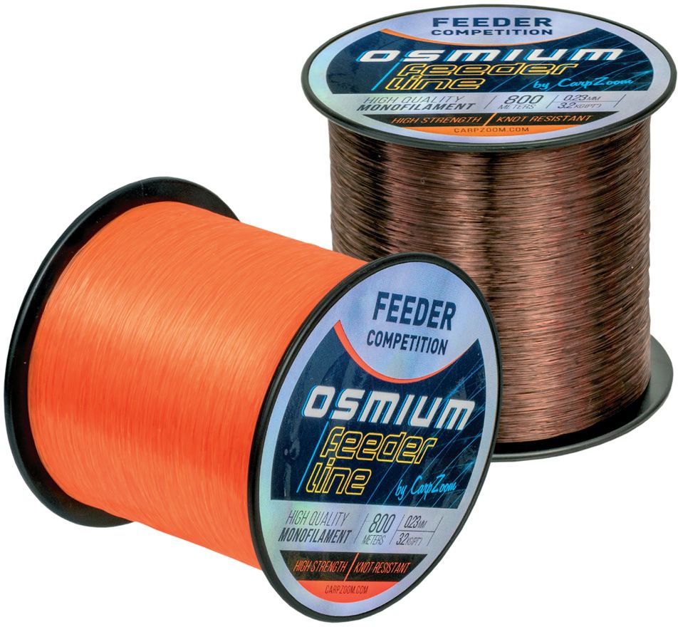 Fir Monofilament Carp Zoom Competition Osmium Feeder, Fluo Orange, 2.5kg, 0.20mm, 800m