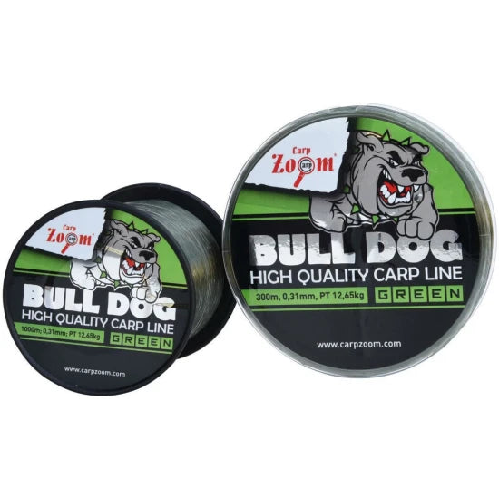 Fir Monofilament Carp Zoom Crap Bull-dog Dark Green, 1000m, 0.35mm, 15.45kg