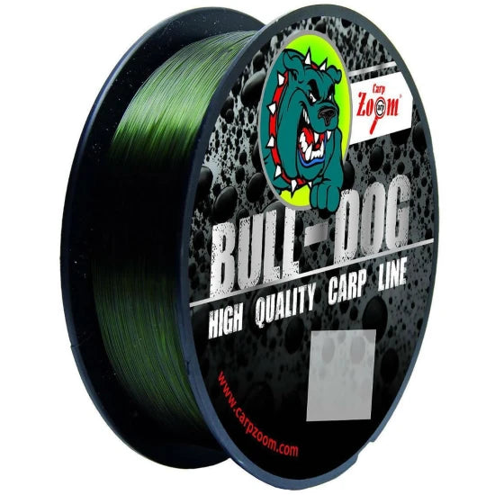 Fir Monofilament Carp Zoom Crap Bull-dog Dark Green, 300m, 0.40mm, 19.35kg