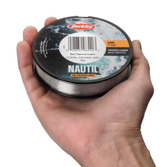 Fir Monofilament Conic Berkley Nautil Surf Tapered, Clear, 200m, 0.28mm-0.57mm, 4.7-16.1kg