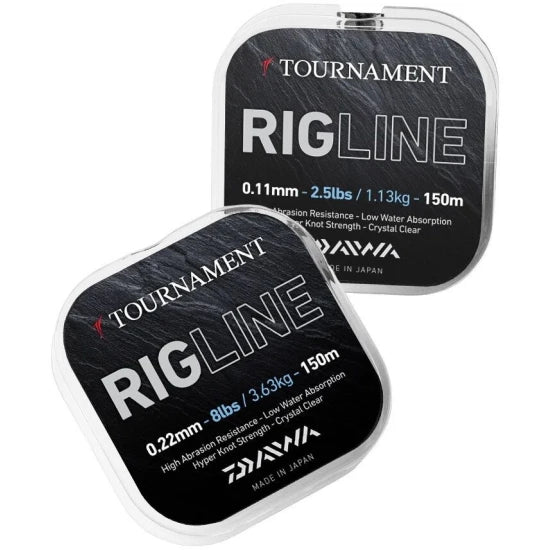 Fir Monofilament Daiwa Tournament Rigline, Clear, 0.11mm, 1.13kg, 150m