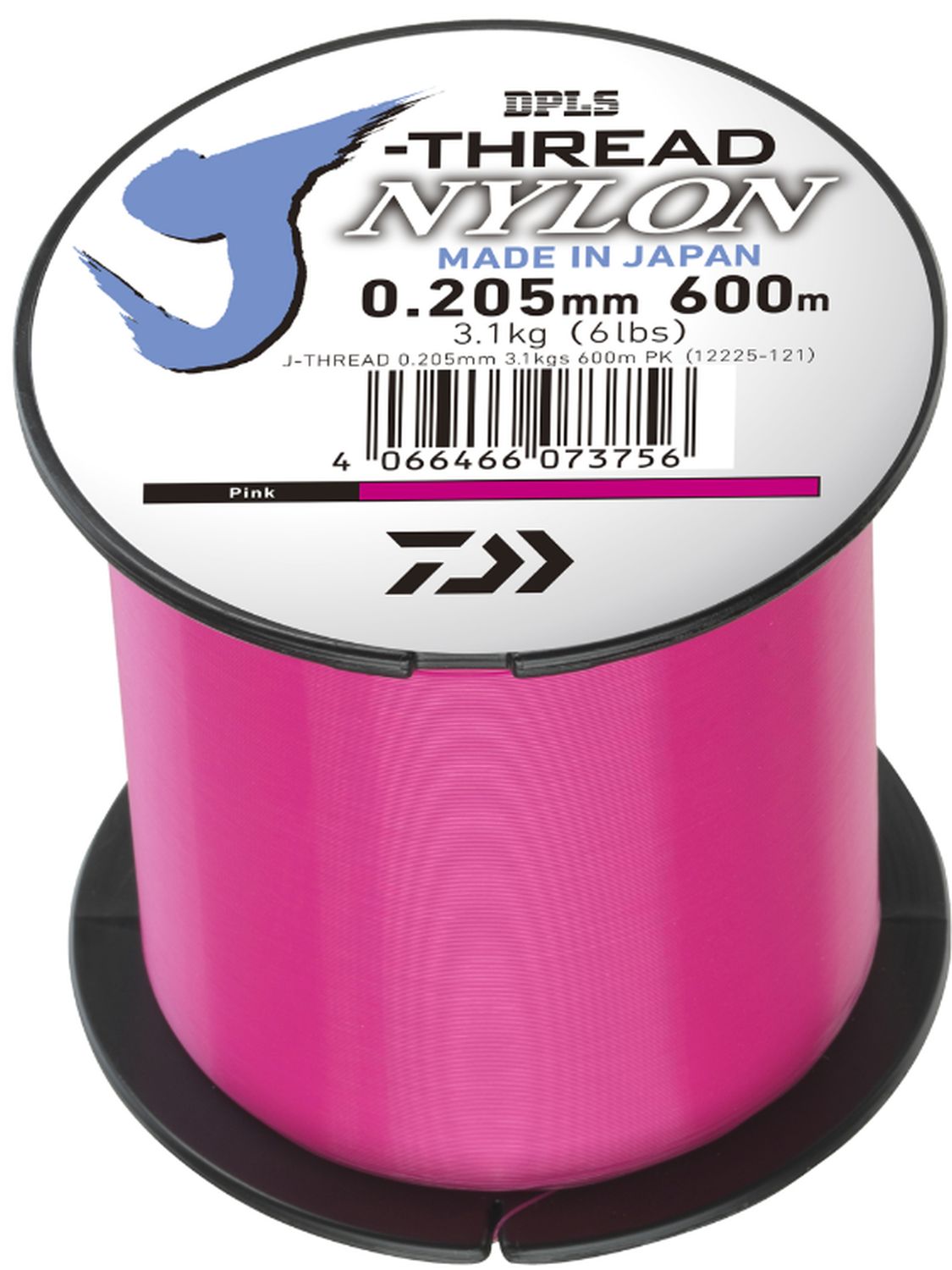 Fir Monofilament Daiwa J-Threads, Pink, 6.10kg, 0.285mm, 600m