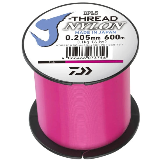 Fir Monofilament Daiwa J-threads, Pink, 8.10kg, 0.33mm, 600m