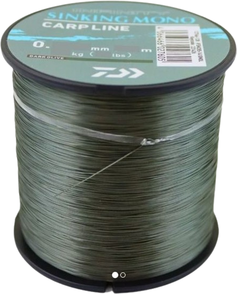 Fir Monofilament Daiwa Mono, Dark Olive, 6.9kg, 0.30mm, 1210m