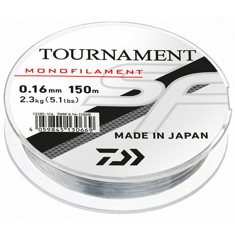 Fir Monofilament Daiwa Tournament SF 0.26mm, 5.7kg, 150m, Grey