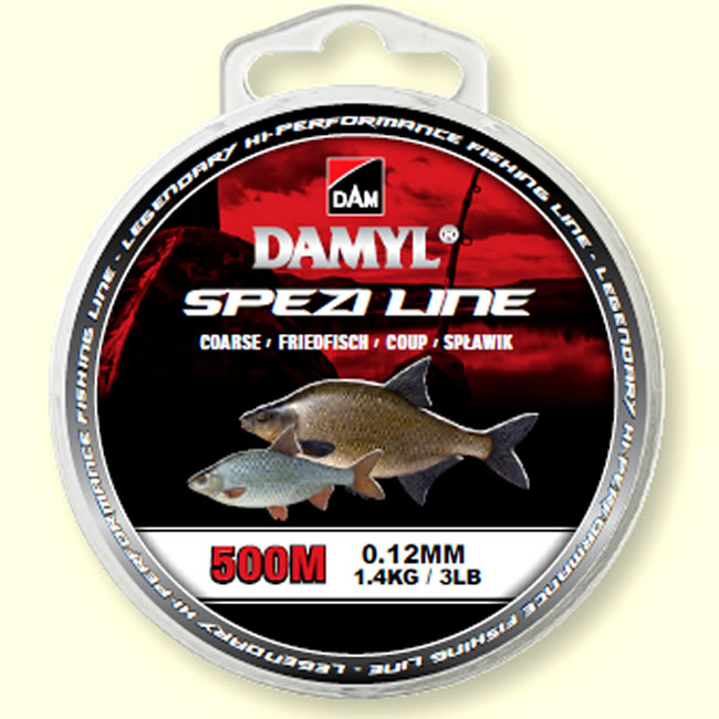 Fir Monofilament Damyl Spezi Line Coarse Transparent, 0.16mm, 2.4kg, 500m