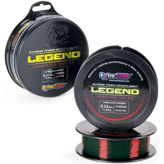 Fir Monofilament Extra Carp Line Legend, Brown, 14.00kg, 0.33mm, 1000m