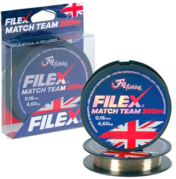 Fir Monofilament FILEX Match Team, 7.10kg, 0.23mm, 200m