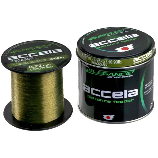 Fir Monofilament Formax Accela Distance Feeder, Olive, 8.89kg, 0.28mm, 1000m
