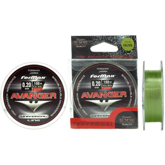 Fir Monofilament Formax Avanger, Olive, 4.20kg, 0.20mm, 100m
