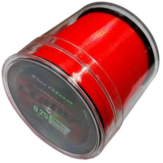 Fir Monofilament Formax Lumix, Rosu Fluo, 8.40kg, 0.25mm, 1000m