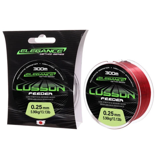 Fir Monofilament Formax Lusson Feeder, Rosu, 4.76kg, 0.22mm, 300m