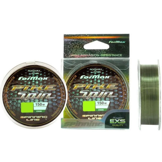 Fir Monofilament Formax Pike Spin, Verde, 6.80kg, 0.22mm, 150m