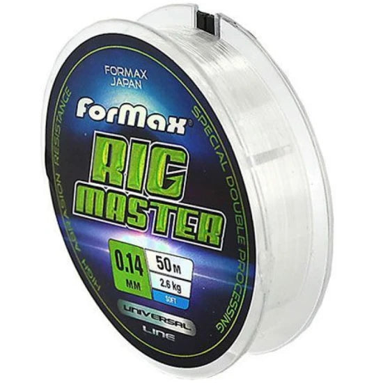 Fir Monofilament Formax Rig Master, Transparent, 0.12mm, 2kg, 50m