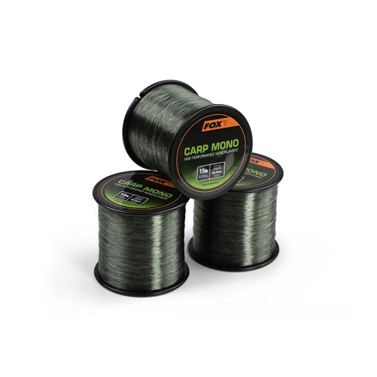 Fir Monofilament Fox Carp Mono, Low-vis Green, 1000m 0.30mm