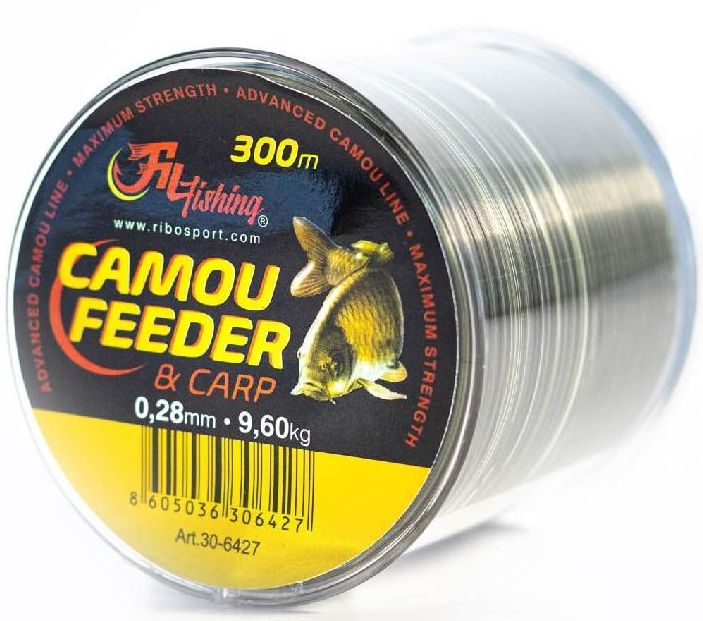 Fir Monofilament Filfishing Camo Feeder, 11.50kg, 0.30mm, 300m
