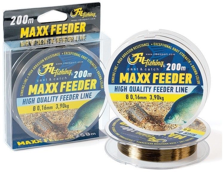 Fir Monofilament Filfishing Maxx Feeder, Brown, 5.75kg, 0.20mm, 200m