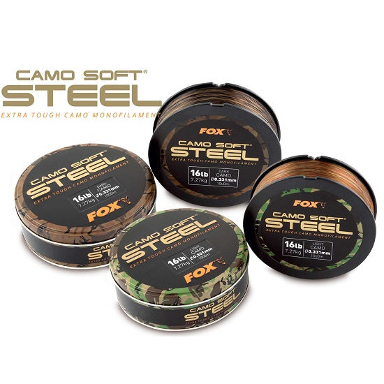 Fir Monofilament Fox Soft Steel Camo Light 1000m 0.37mm 9.09kg