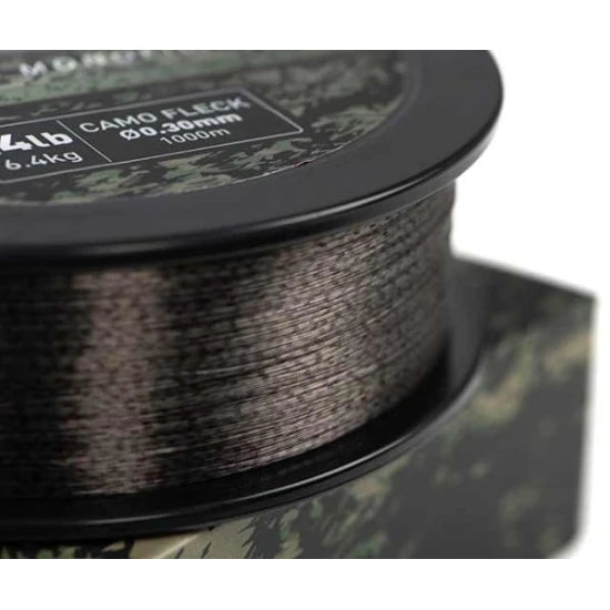 Fir Monofilament Fox Soft Steel Fleck, Camo, 8.2kg, 18lbs, 0.35mm, 1000m