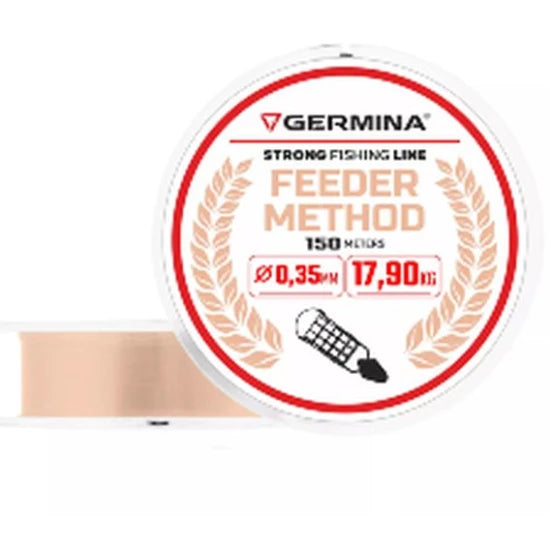 Fir Monofilament Germina Method Feeder, Clear, 3.9kg, 0.16mm, 150m