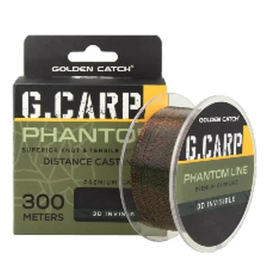 Fir Monofilament Golden Catch G Carp Phantom 3d Invisible, 0.26mm, 300m