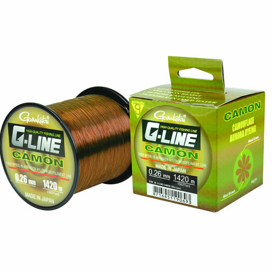 Fir Monofilament Gamakatsu G-Line Camon 0.28mm/1360m/6.6kg