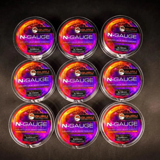 Fir Monofilament Guru N-guage Super Natural, Clear, 0.08mm, 0.73kg, 150m