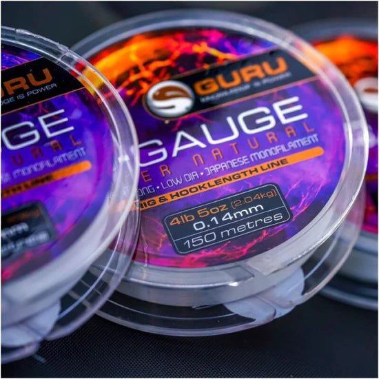Fir Monofilament Guru N-guage Super Natural, Clear, 0.16mm, 2.31kg, 150m