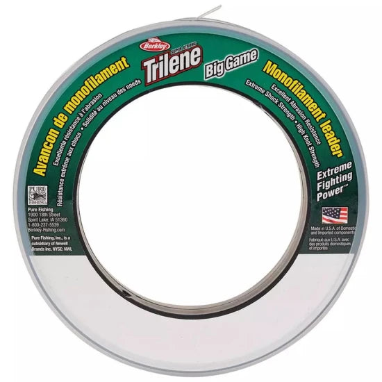 Fir Monofilament Inaintas Berkley Trilene Big Game, 80lbs/36.2kg, 50m