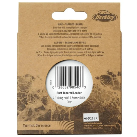 Fir Monofilament Inaintas Conic Berkley Nautil Tapared Transparent,  0.20-0.57mm, 5x15m/75m