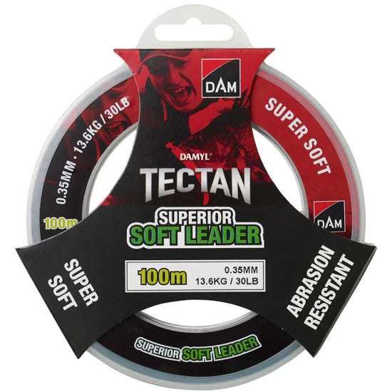 Fir Monofilament Inaintas Dam Tectan Soft Leader Transparent, 0.35mm, 13.6kg/30lb, 100m