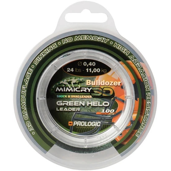 Fir Monofilament Inaintas Prologic Leader Mimicry Green Helo, 100m, 0.50mm, 15.60kg
