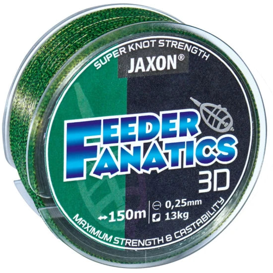 Fir Monofilament Jaxon Fanatics Feeder 3d, 11kg, 0.22kg, 150m