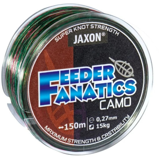 Fir Monofilament Jaxon Fanatics Feeder, Camo, 9kg, 0.20kg, 150m