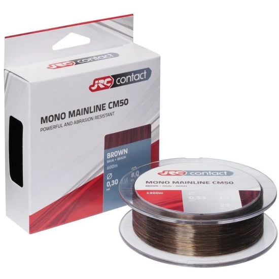 Fir Monofilament Jrc Contact Cm50 Crap, Brown, 13.5kg, 0.40mm, 600m