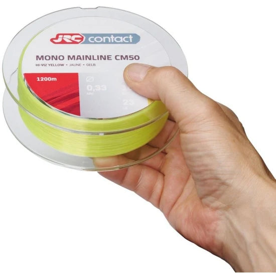 Fir Monofilament Jrc Contact Cm50 Crap, Hightviz Yellow, 8kg, 0.30mm, 600m