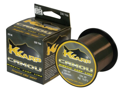 Fir Monofilament K-karp Camou 600mt/ 0,286mm/9,072kg