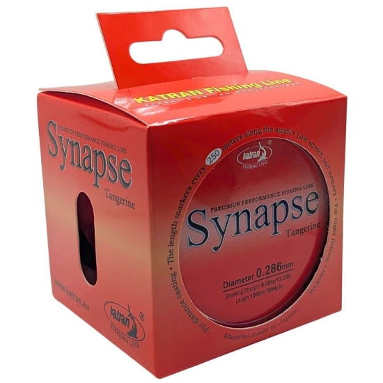 Fir Monofilament Katran Synapse Tangerine, 8.77kg, 0.37mm, 1000m