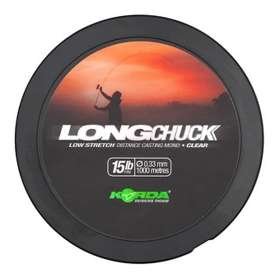 Fir Monofilament Korda Longchuck Clear, 1000m, 0.35mm, 17lb/7.7kg