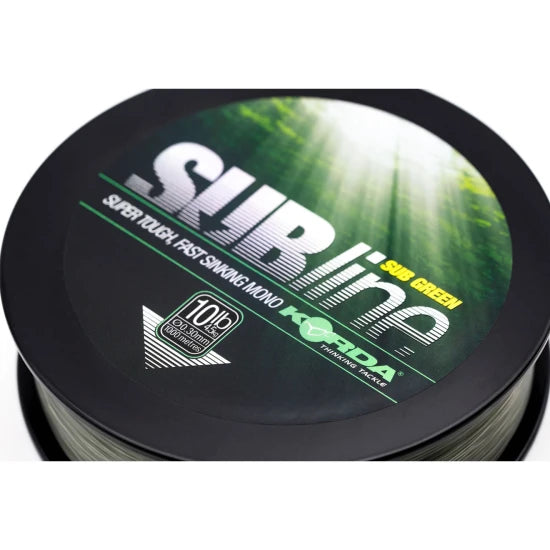 Fir Monofilament Korda Subline, Green, 15b/0.40mm, 1000m