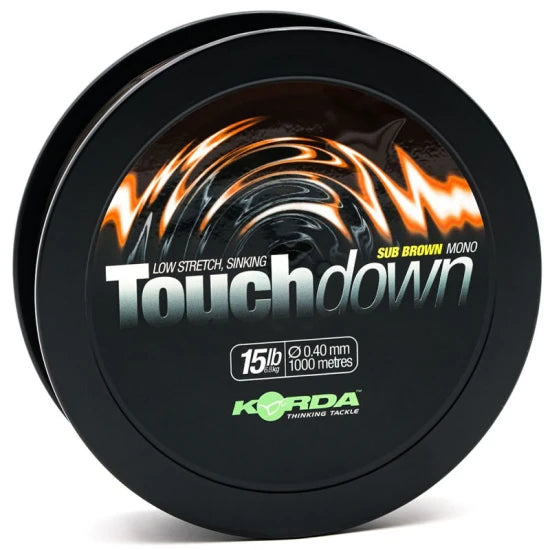 Fir Monofilament Korda Touchdown, Green, 15lbs/0.40mm, 1000m