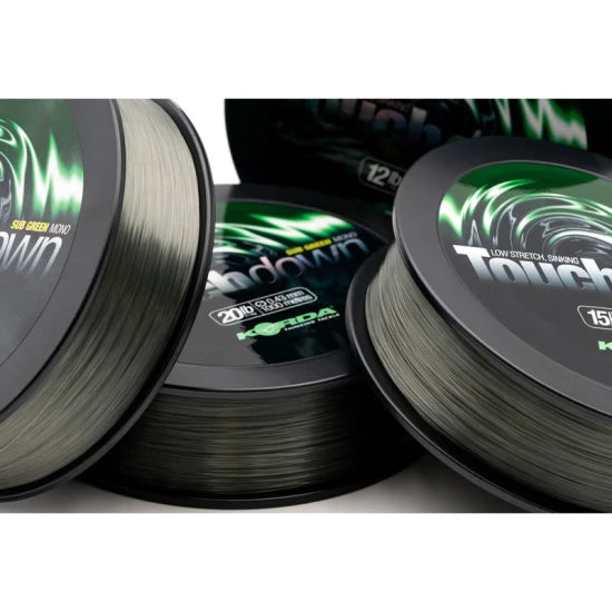 Fir Monofilament Korda Touchdown, Green, 20lbs/0.43mm, 1000m